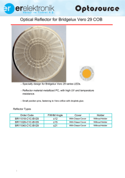 Optical Reflector for Bridgelux Vero 29 COB