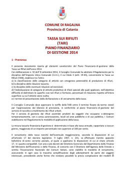 all. cc44 - piano finanziario di gestione tari 2014