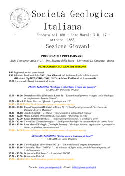 Societ&agrave; Geologica Italiana