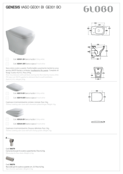 GENESIS VASO GE001 BI GE001 BO
