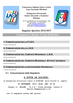Federazione Italiana Giuoco Calcio - FIGC Delegazione Provinciale