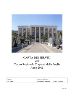 Carta dei Servizi del CRT (PDF)