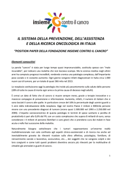 Il position paper - Il sole 24 Ore
