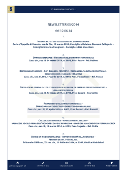 NEWSLETTER 05/2014 del 12.06.14