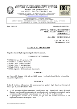 Avviso n. 17 - Omnicomprensivo Guardiagrele