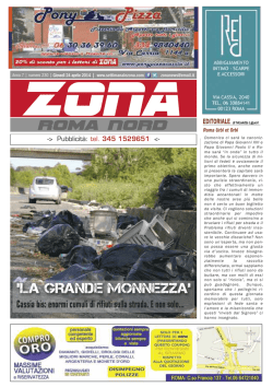 ROMA NORD - Settimanale Zona