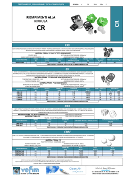 RIEMPIMENTI ALLA RINFUSA
