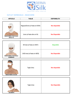 OUTLET DERMASILK &ndash; MASCHERE