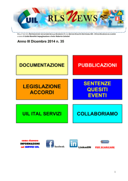 Anno III Dicembre 2014 n. 35