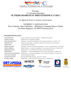 il piede diabetico: prevenzione e cura