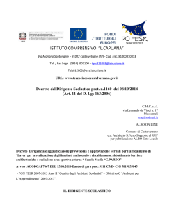 decreto di aggiudicazione provvisoria lavori