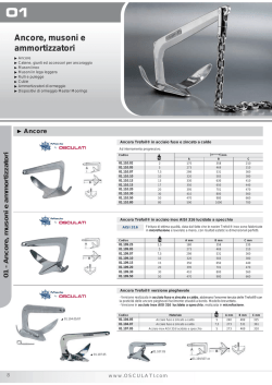 Ancore,Musoni,Ammortizzatori e Verricelli