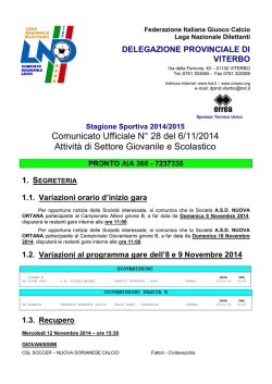 Com. Uff. LND-SGS VITERBO ALP-GIP