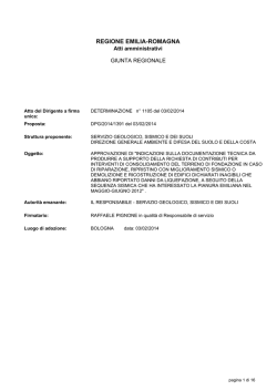 DETERMINAZIONE n° 1105 del 03/02/2014 - Ambiente