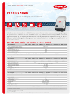 FRONIUS SYMO - AS Solar Italia