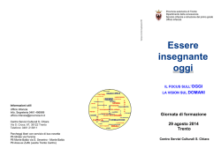 Essere insegnante oggi