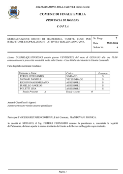 provincia di modena - Comune di Finale Emilia