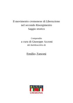 Il movimento cremonese di Liberazione nel secondo Risorgimento