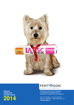 PRIEJES PREISLISTE LISTINO PREZZI