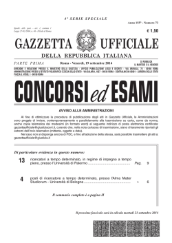 GAZZETTA UFFICIALE - SanVitoInformation