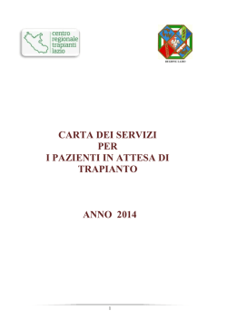 CARTA DEI SERVIZI