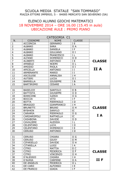 clicca - Scuola Secondaria I grado San Tommaso di Mercato San
