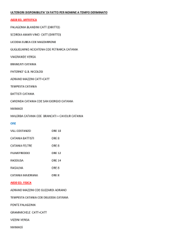 disponibilit&agrave; aggiornate per supplenze scuola