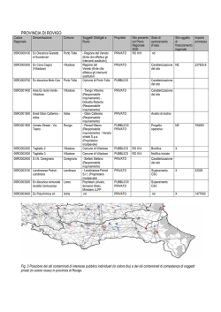 Elenco siti in provincia di Rovigo