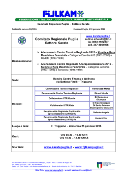 Comunicato 04 2015 - FIJLKAM CR Puglia
