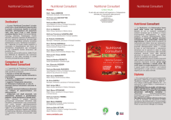 Depliant del Corso a Padova - CNM ITALIA College of Naturopathic