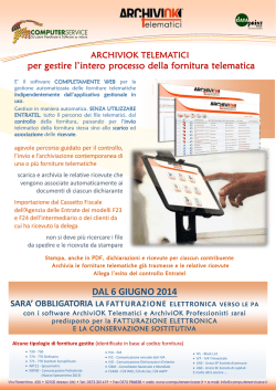 ArchiviOK Telematici - COMPUTER SERVICE Srl