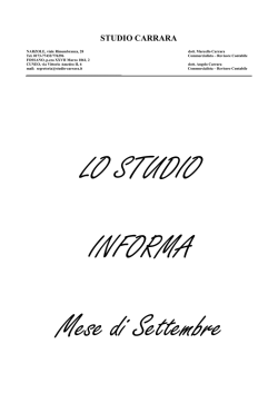 commenti - Studio Carrara s.r.l.