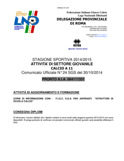 Com. Uff. LND-SGS ROMA ALP-ALB-GIP