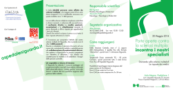 Programma 4318 - Ospedale Niguarda C&agrave; Granda