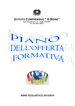 POF 2013-14 - Istituto Comprensivo Statale "Giovanni Boine"