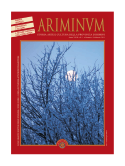 Scarica il numero 48 di Ariminum in formato PDF.