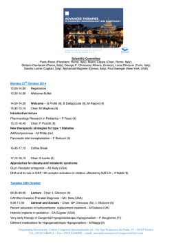 Organizing Secretariat: Centro Congressi Internazionale srl