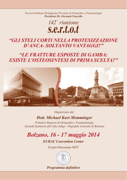 Scarica il Programma Definitivo
