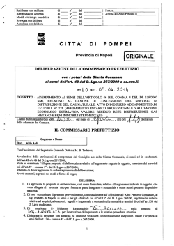 delibera c. p. n.40 del 09.04.2014 adempimento ai sensi dell