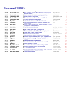 Odierna - Ufficio Stampa Rai