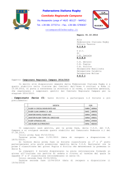 Federazione Italiana Rugby Comitato Regionale Campano