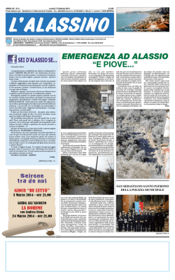 Febbraio - Associazione Vecchia Alassio