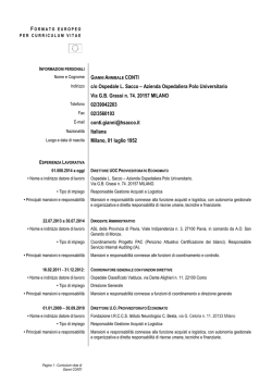 conti - Ospedale Luigi Sacco