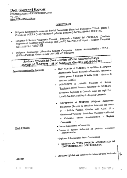 Dott. Squame Giovanni - Gazzetta Amministrativa