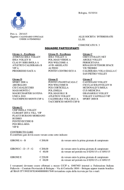 Com. 03 - FIPAV - Comitato Provinciale di Bologna