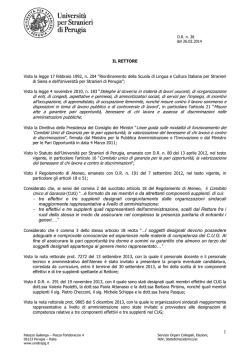 38 del 26_2_2014 Costit CUG - Universit&agrave; per Stranieri di Perugia