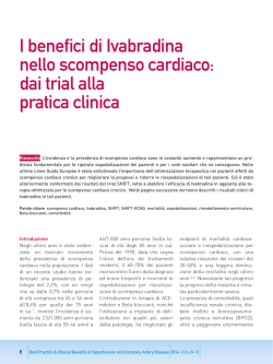 I benefici di Ivabradina nello scompenso cardiaco: dai trial alla