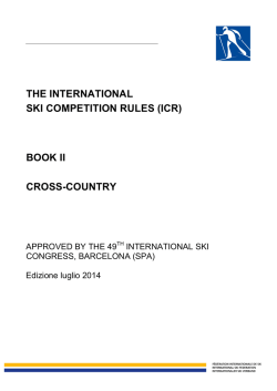 ICR Cross-Country 2014 ITA
