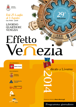 Programma - Livorno, Effetto Venezia