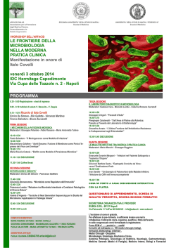 Programma - Area Comunicazione